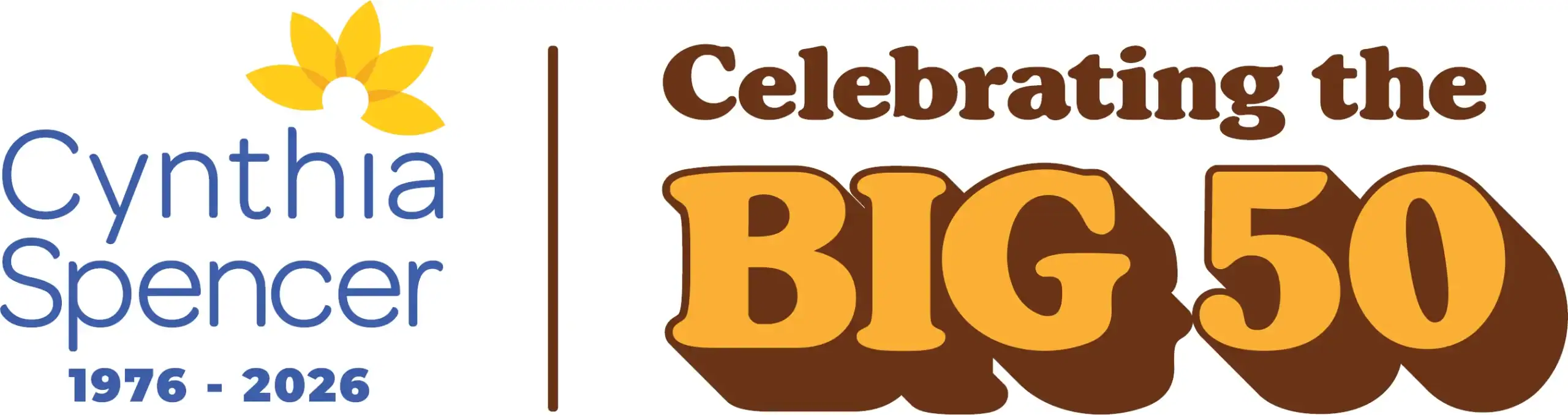 Big 50 logo blue